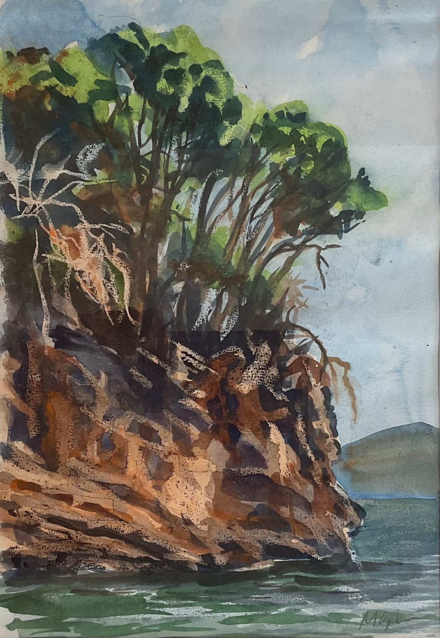 A Rocky Promontory, Corfu, 2001