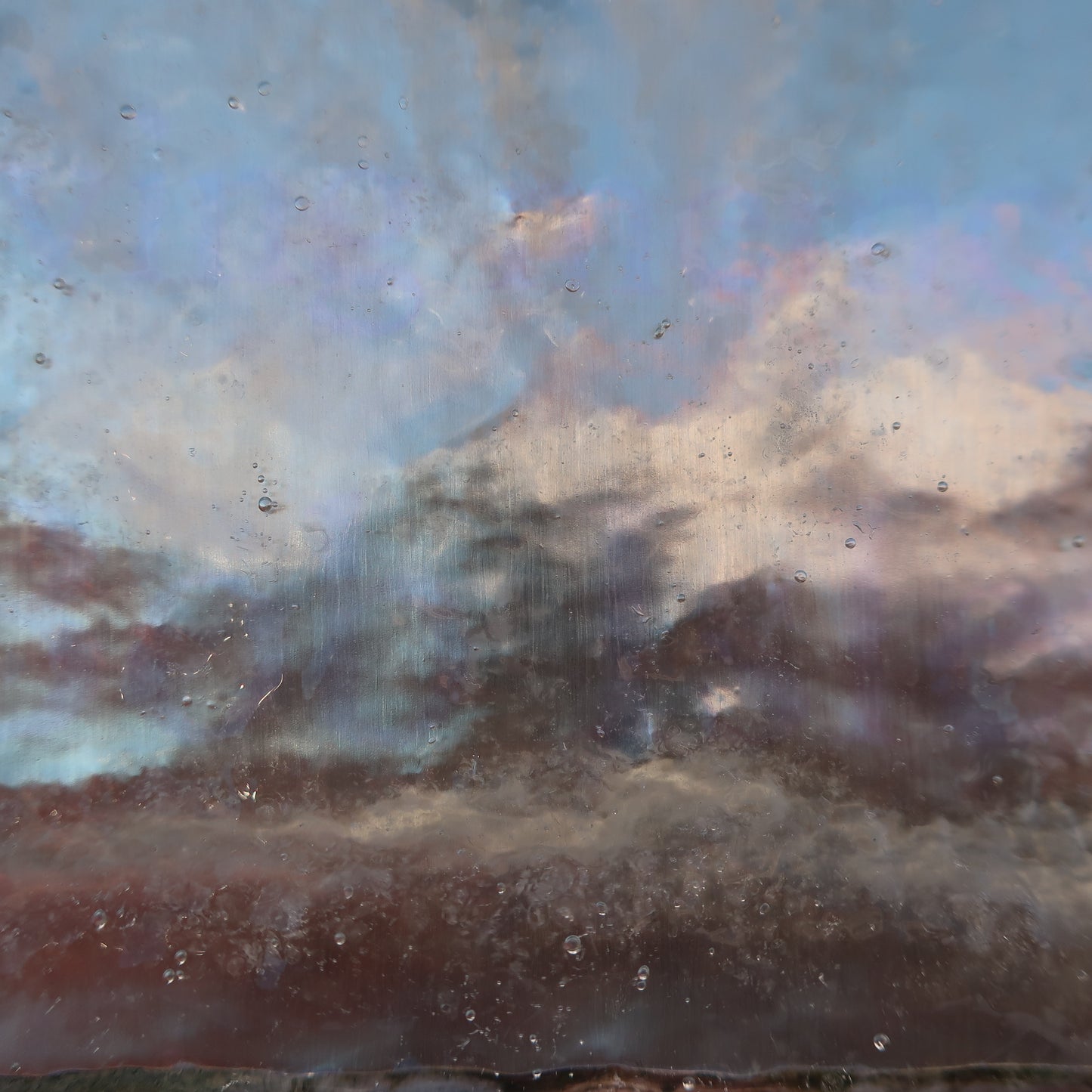 Ambiguity Series #13 (Reflection: Ice-Coated Memorial Plaque) 1/20