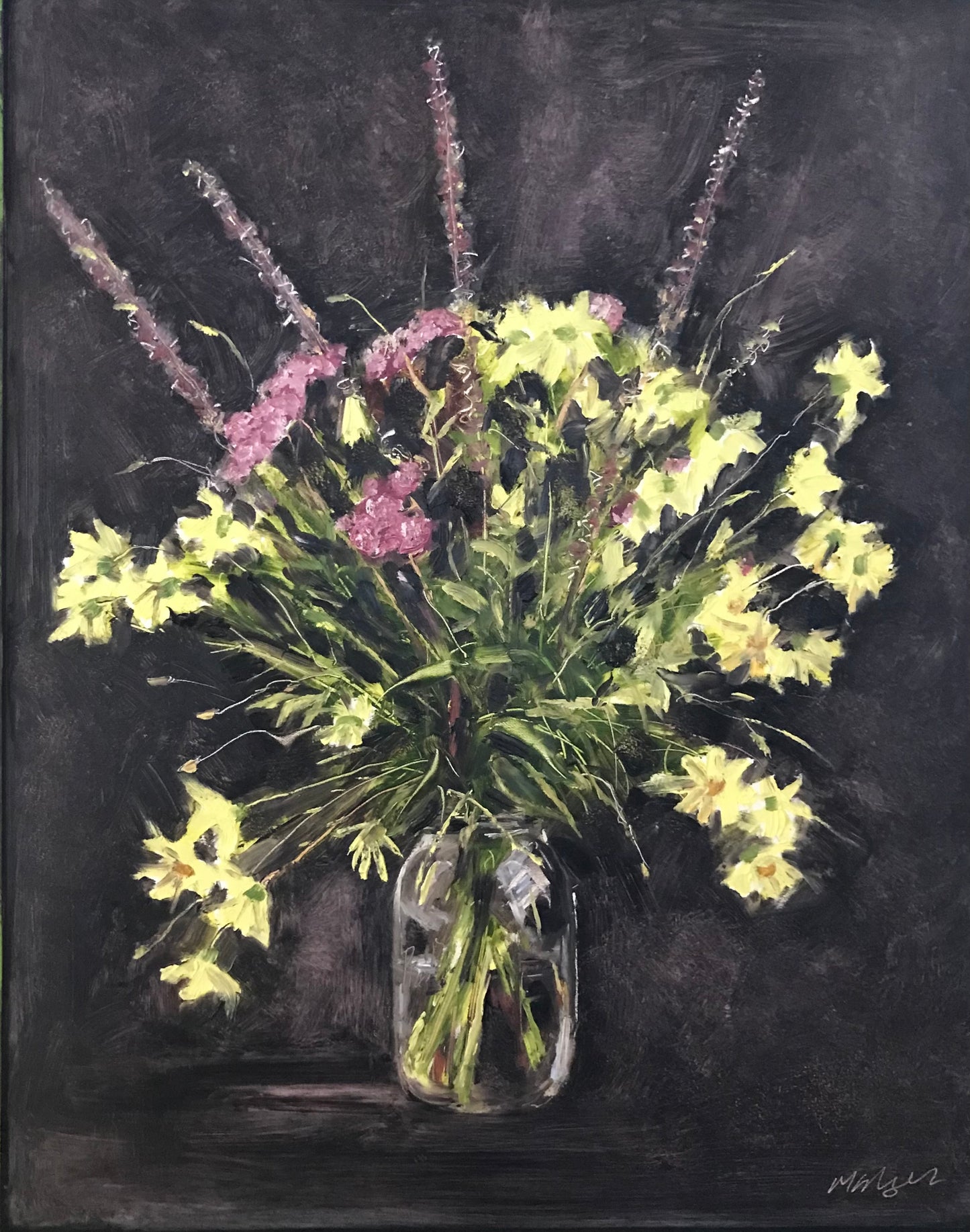 Garden Flowers in Kilner Jar, July 4th, 2023