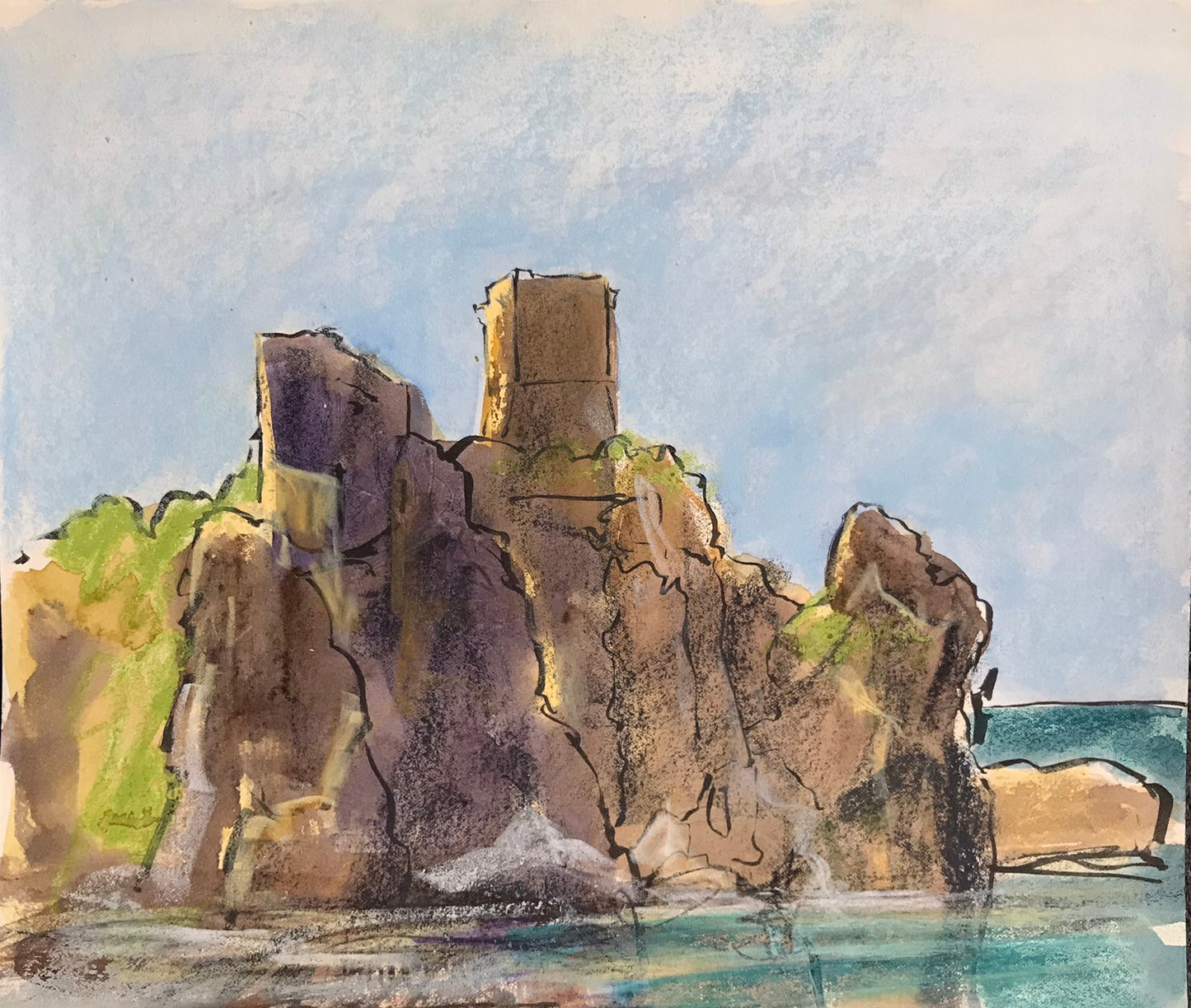 Torre Doria, Scopello, Sicily, June 19th, 2017
