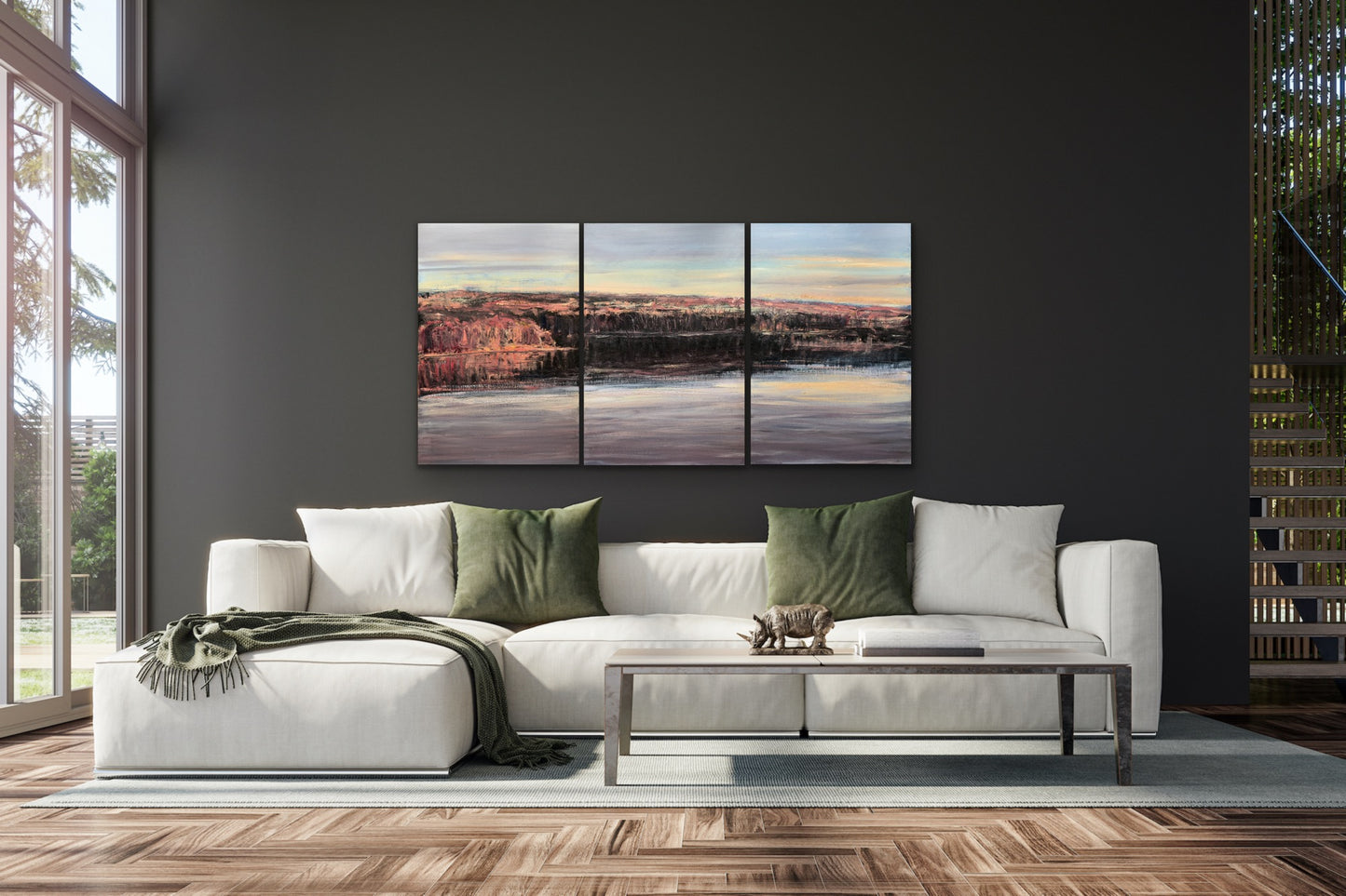 Triptych: Twilight, December 12th, 2021