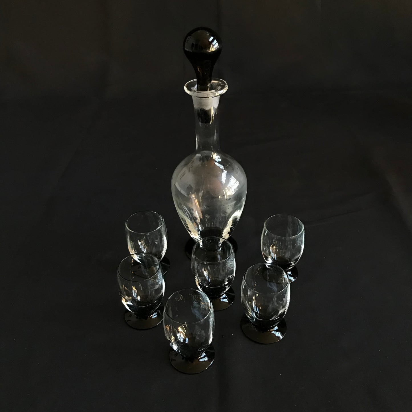 Mid-Century Modern, Liquor Glassware.