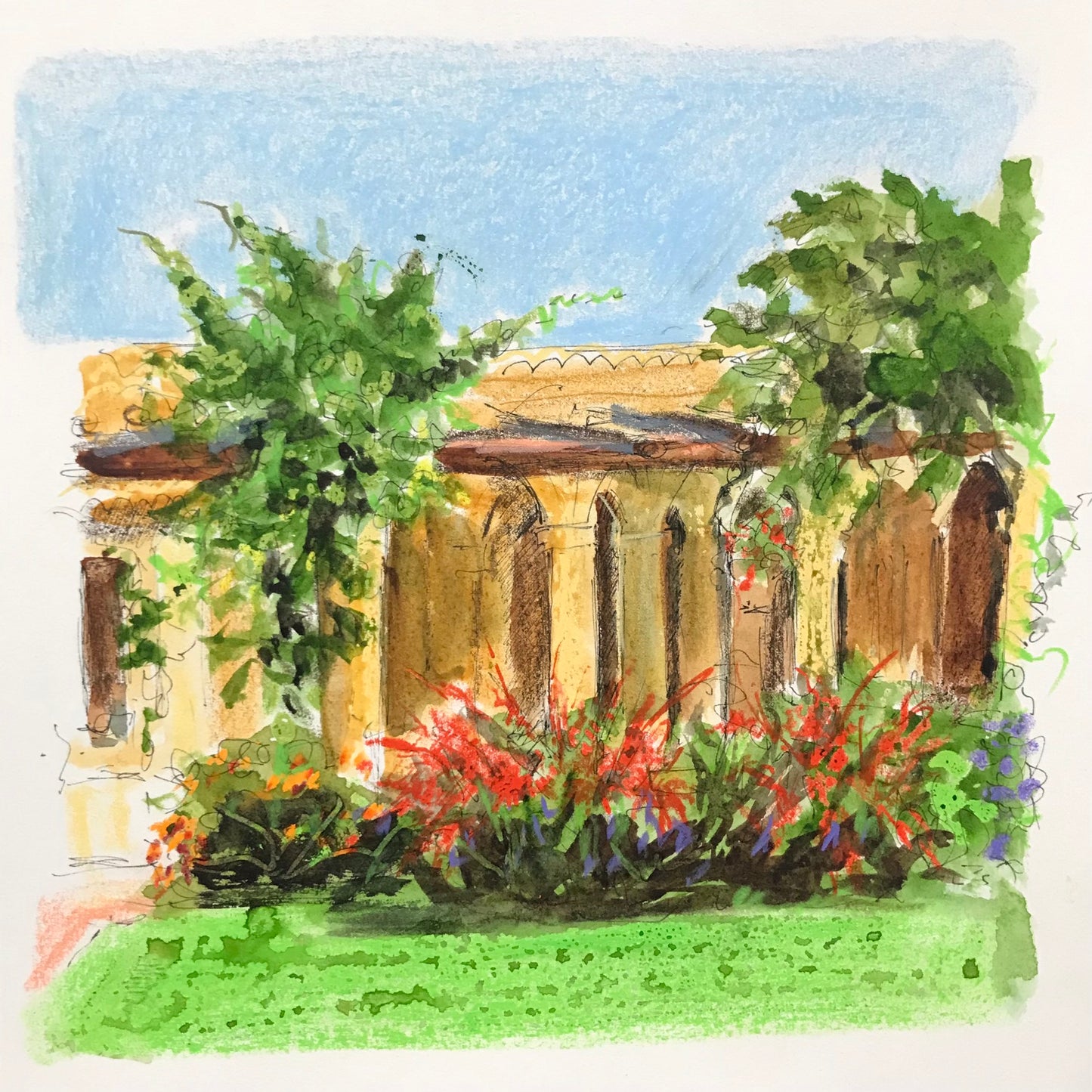 Cloister, Menfi, Sicily, June 7th, 2018