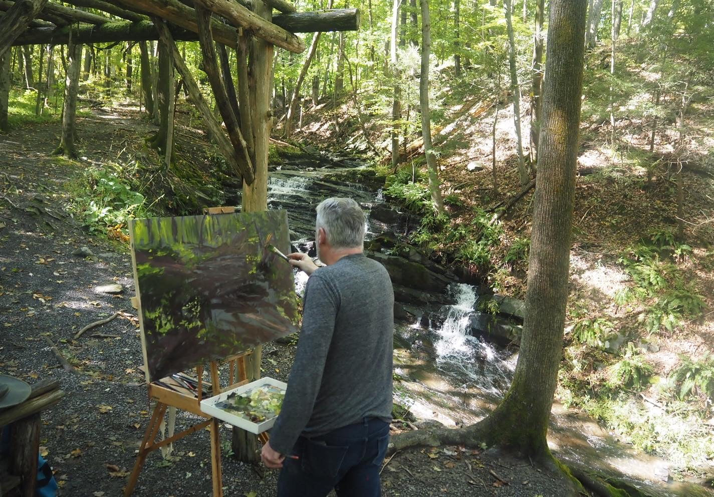 Triptych: Falling Waters Preserve, October 9th, 2022