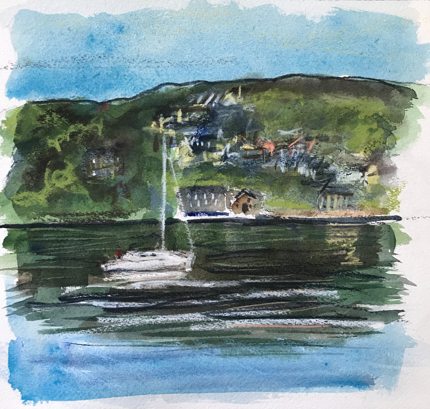 Looking across to Castletownshend, May 3rd, 2022