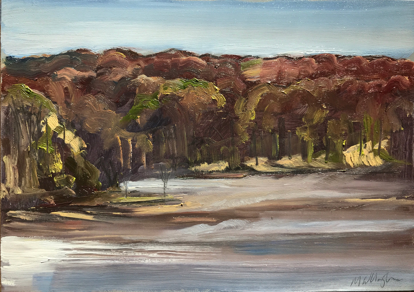 Upton Lake - Sketch, October 31st, 2020