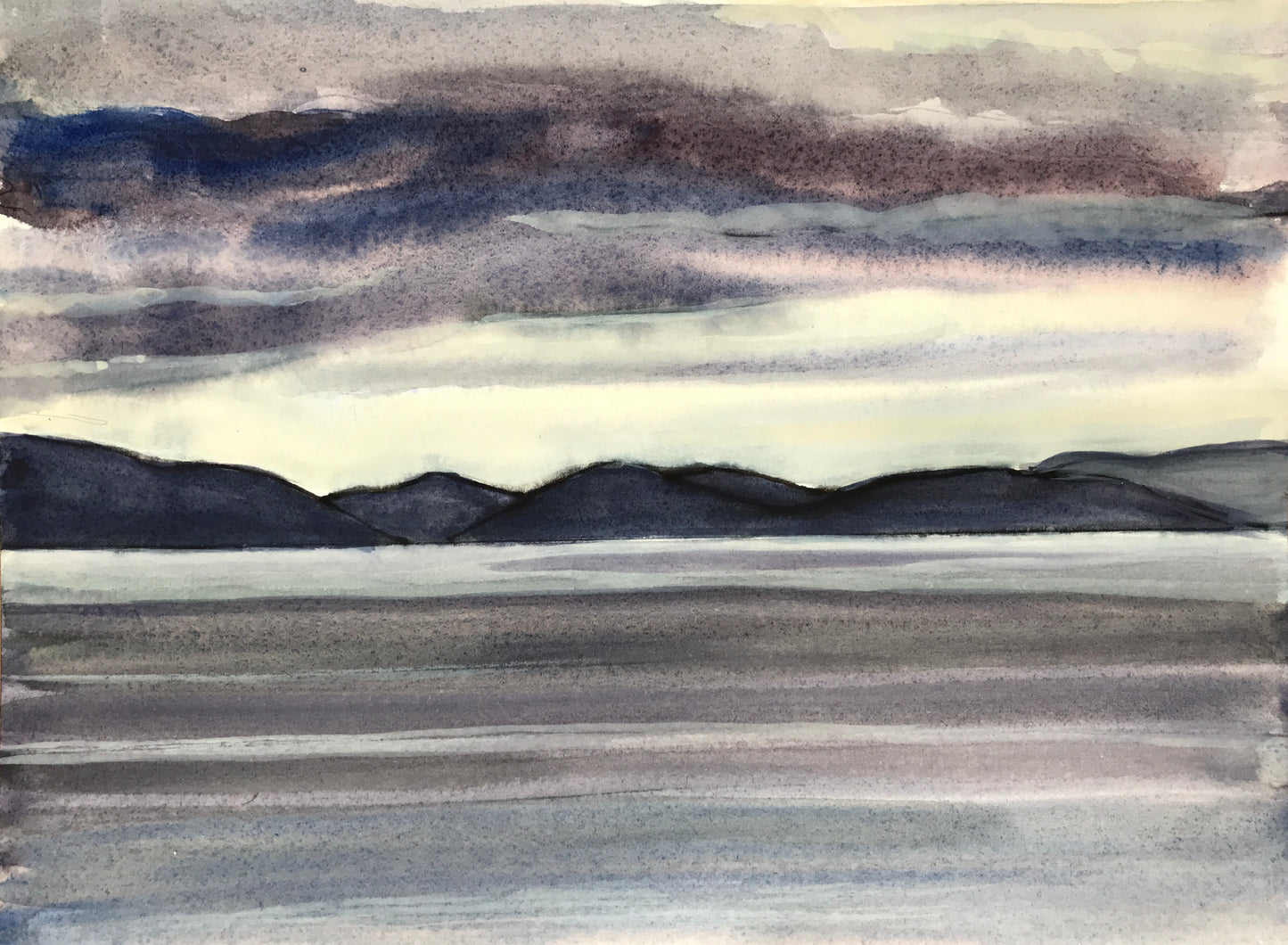 Kinard west - looking south, Changing skies - late afternoon, April 27th, 2022