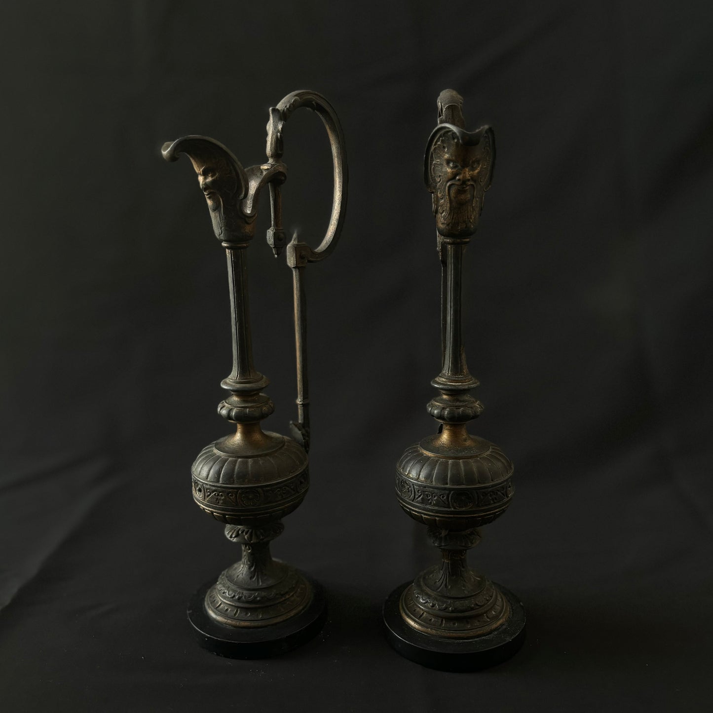 Pair of Victorian Mantle Ewers