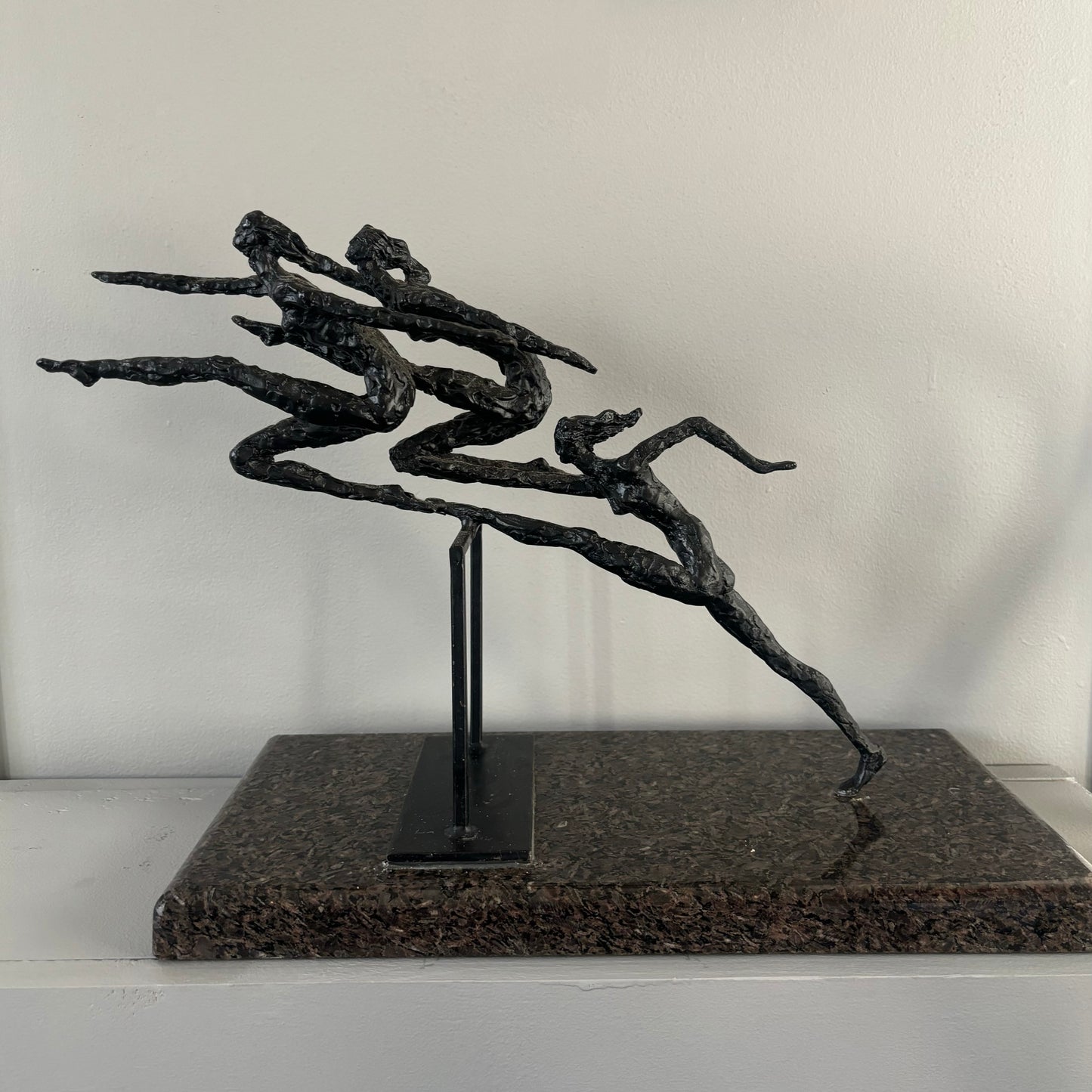Hurdlers, Modernist Metal Sculpture.