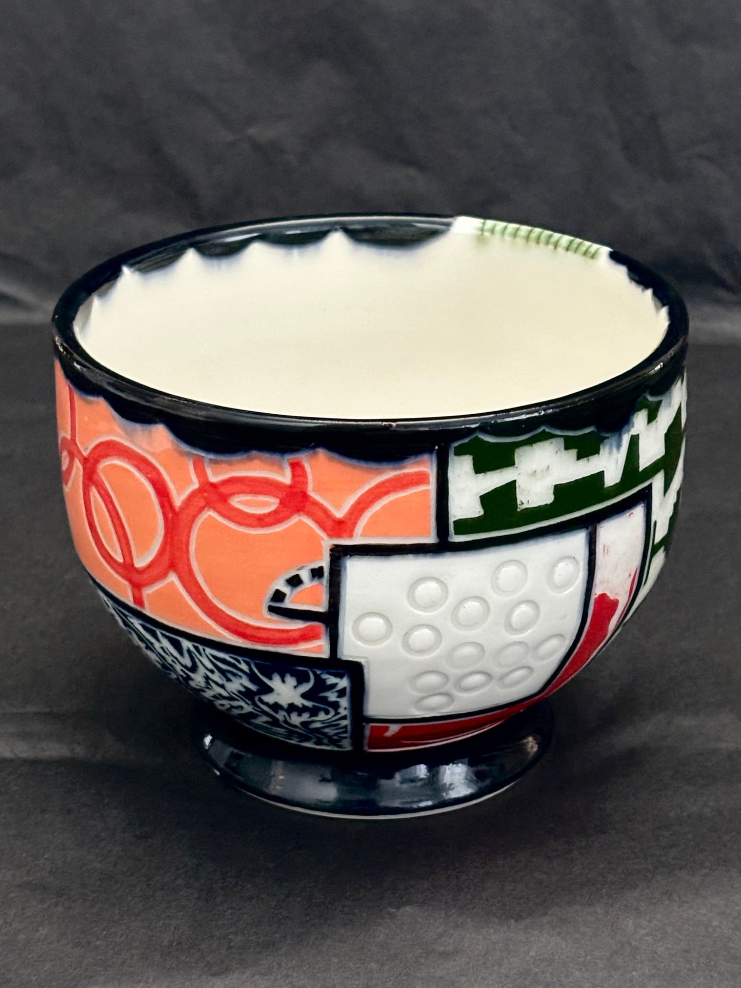 Modernist Studio Art Ceramic Bowl