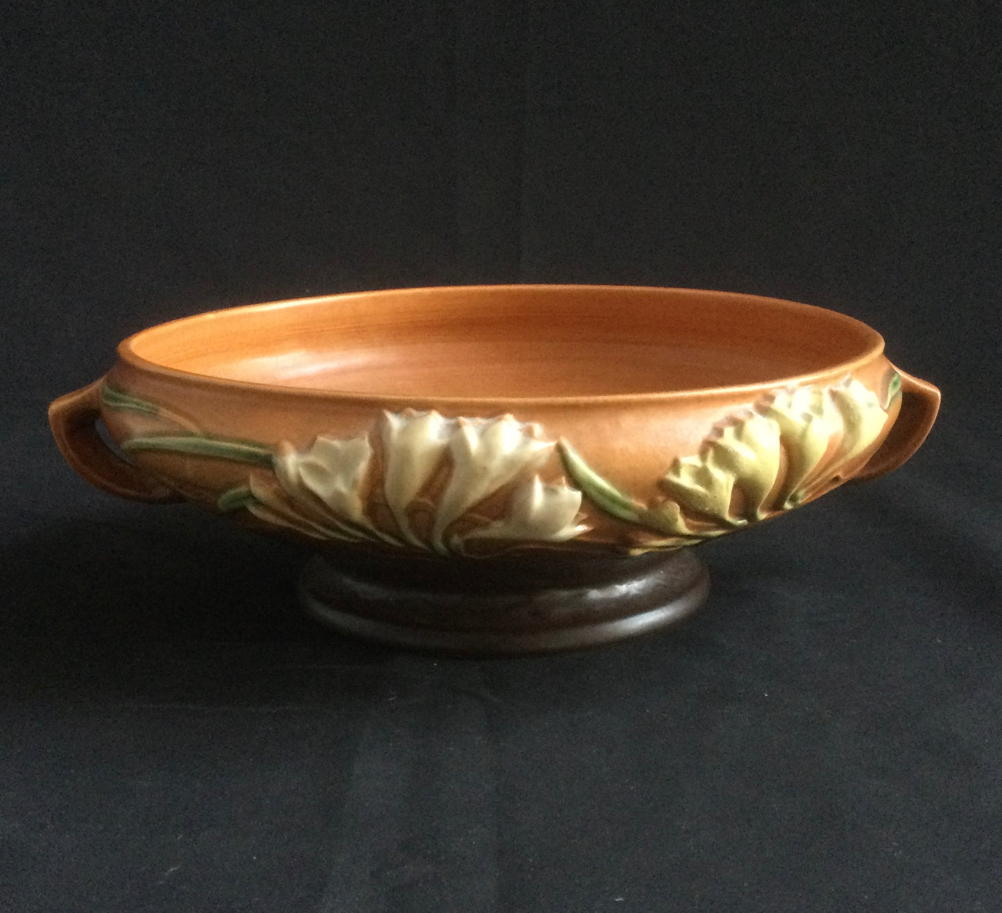 Roseville Pottery, Freesia Compote