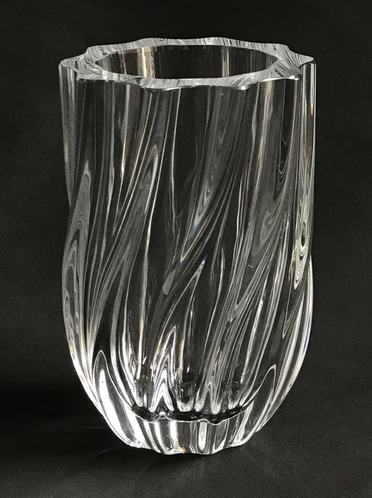 Vintage Kosta Boda Crystal Vase by Anna Ehrner