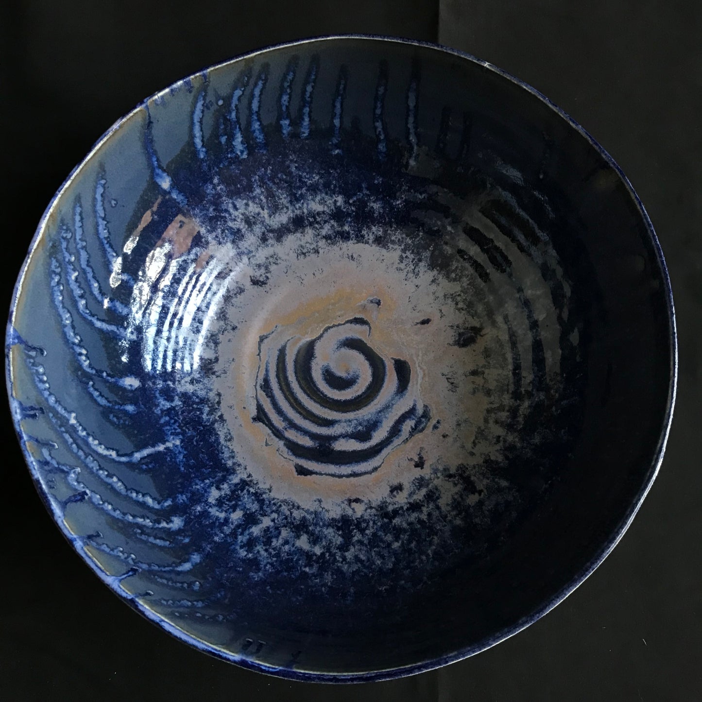 Art Pottery Blue and White Bowl