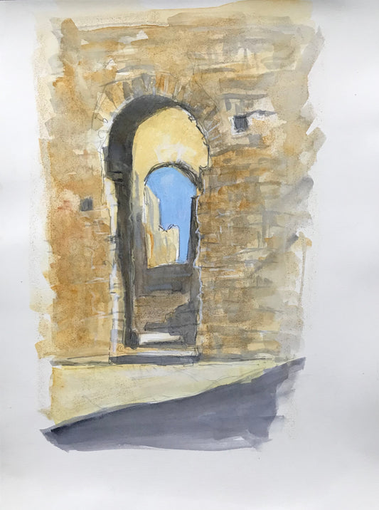 Archway, Caccamo Castle, Sicily, June 10th, 2018