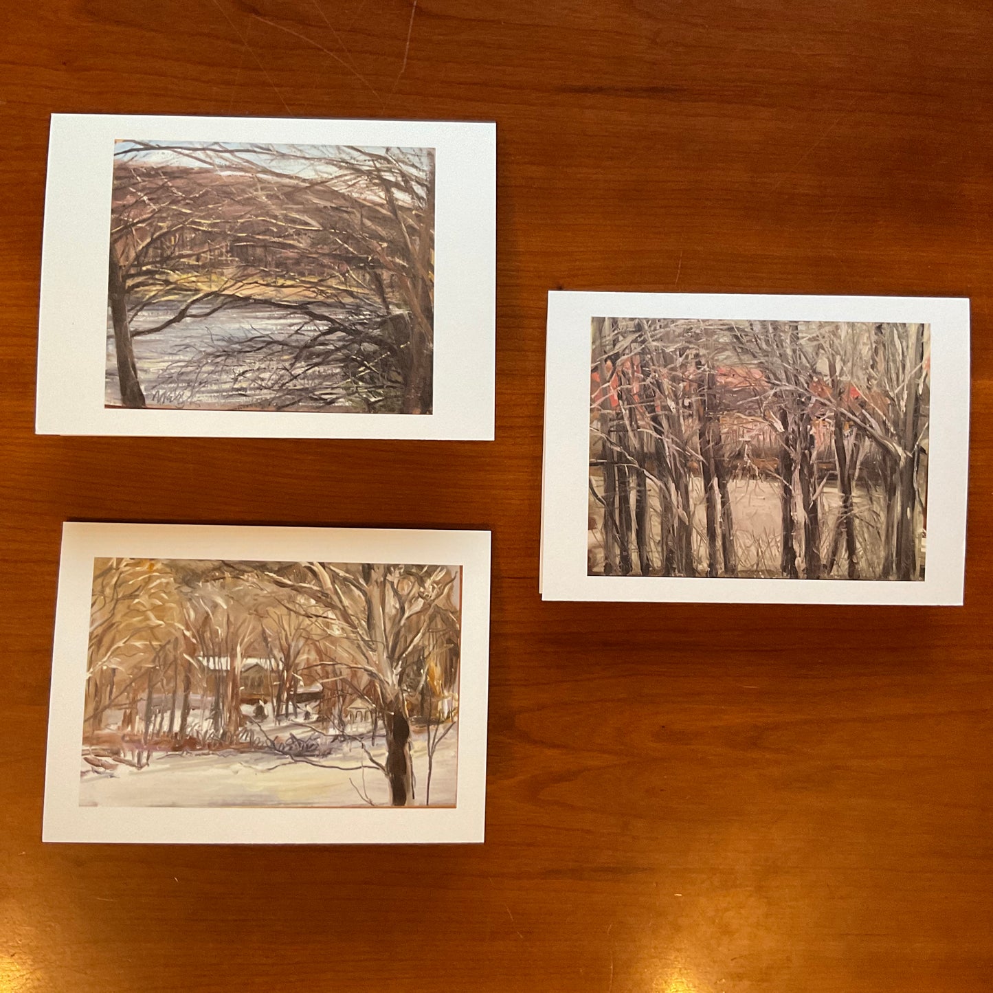 Winter Scene Cards