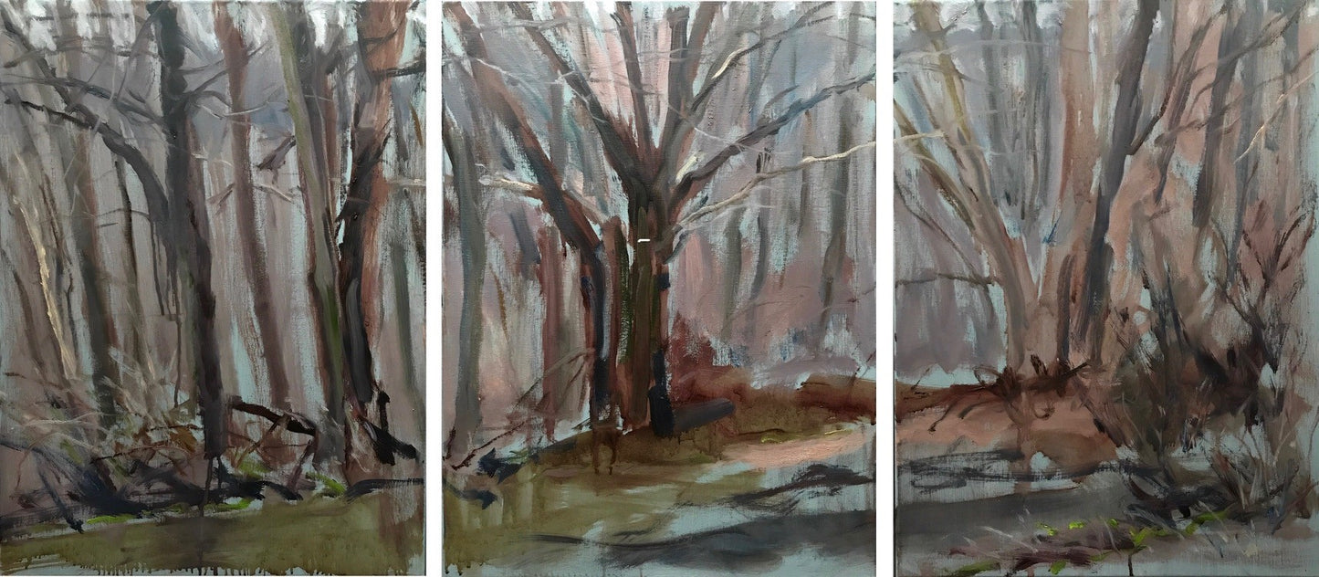 Triptych: Buttercup Preserve, December 30th, 2021